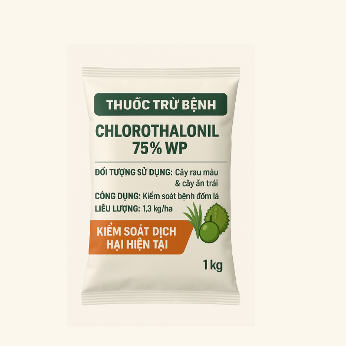 Thuốc Trừ Bệnh CHLOROTHALONIL 75% WP